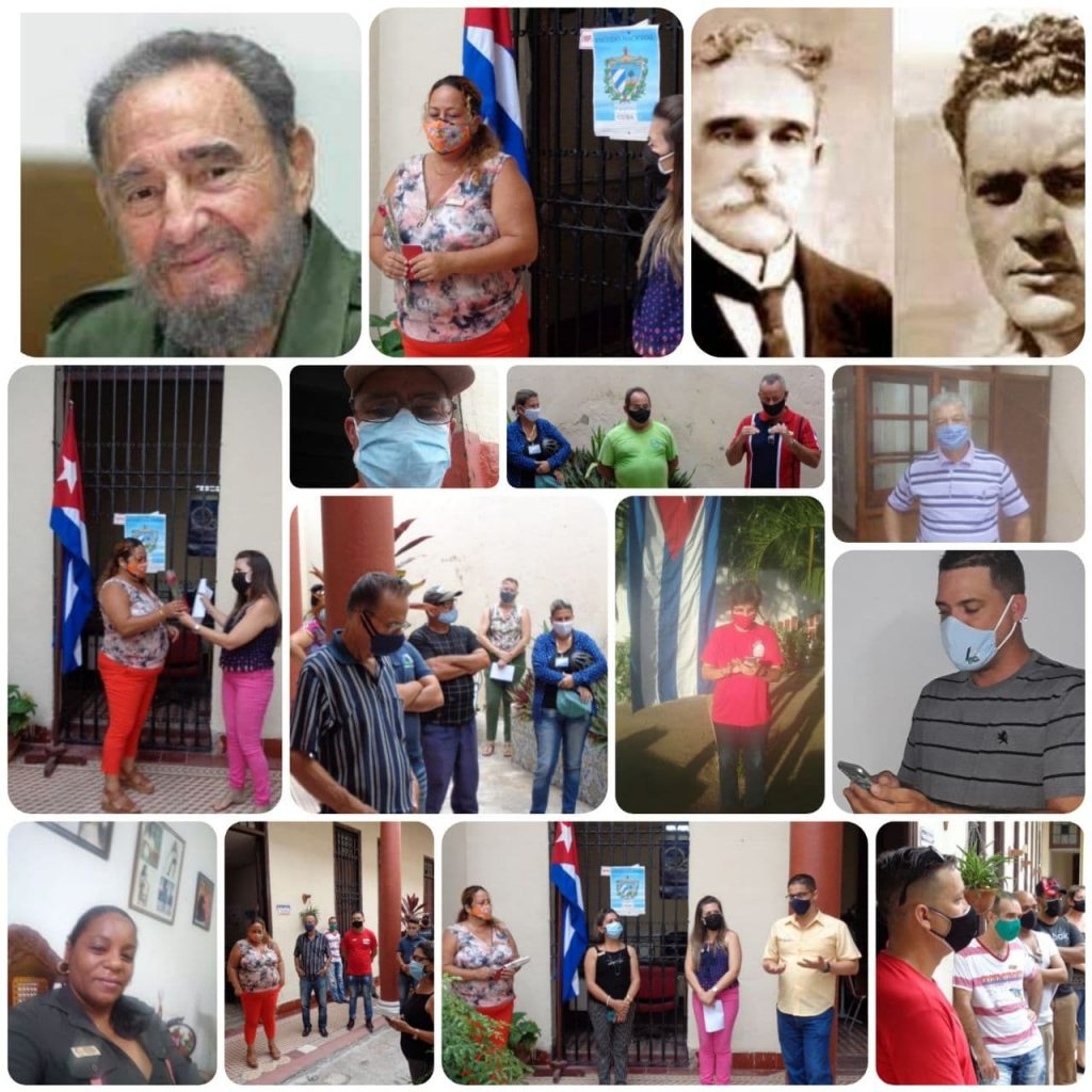 La entrega del carné del Partido a Aniuska Pacho Ramírez